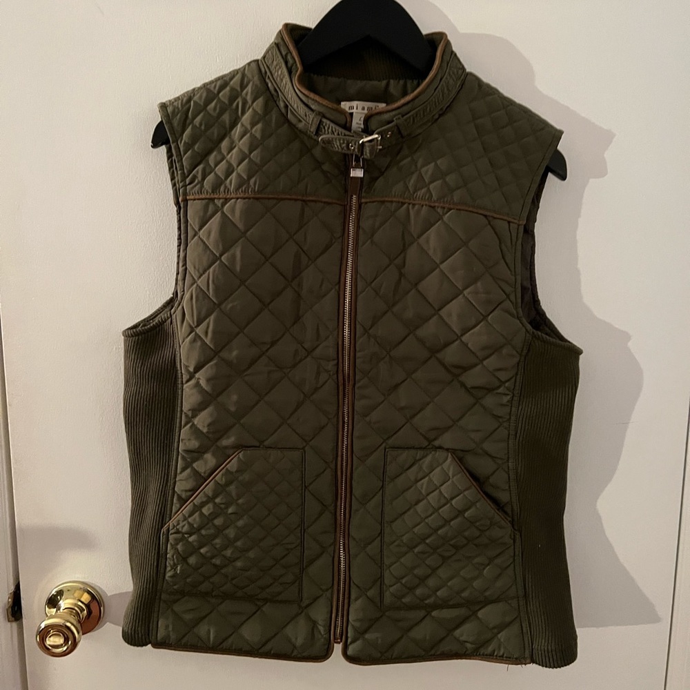 Miami Army Green Vest